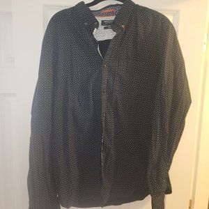 Denim & Flower button up shirt